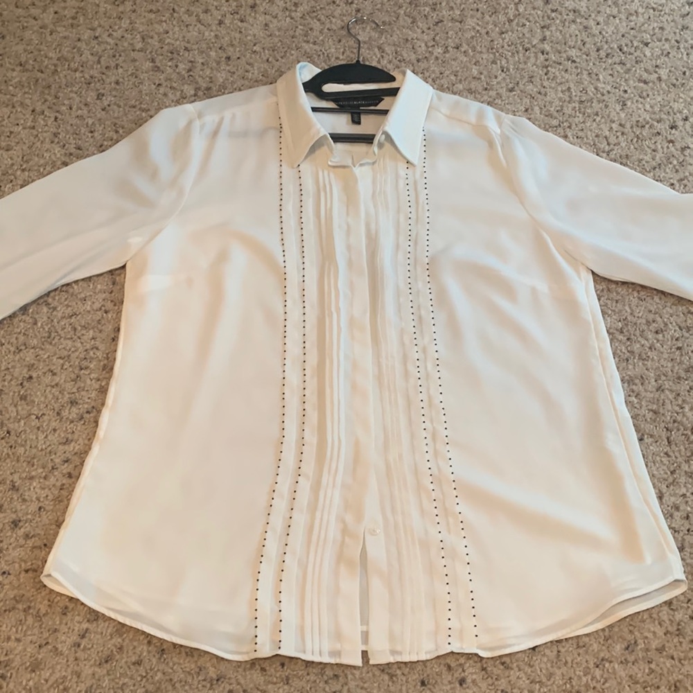 White House Black Market Button Down Blouse